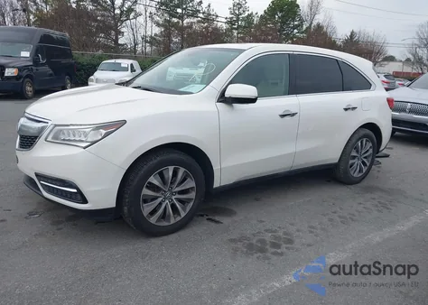 2014 Acura Mdx Technology Package from USA, damaged, VIN 5FRYD3H46EB003928